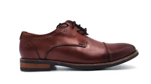 FLORSHEIM,CAP TOE-LACE UP-SHOES-WESTTOWNCP11933-COGNAC