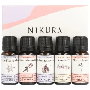 5 x 10ml | Christmas Scents Fine Fragrance Oil Gift Set