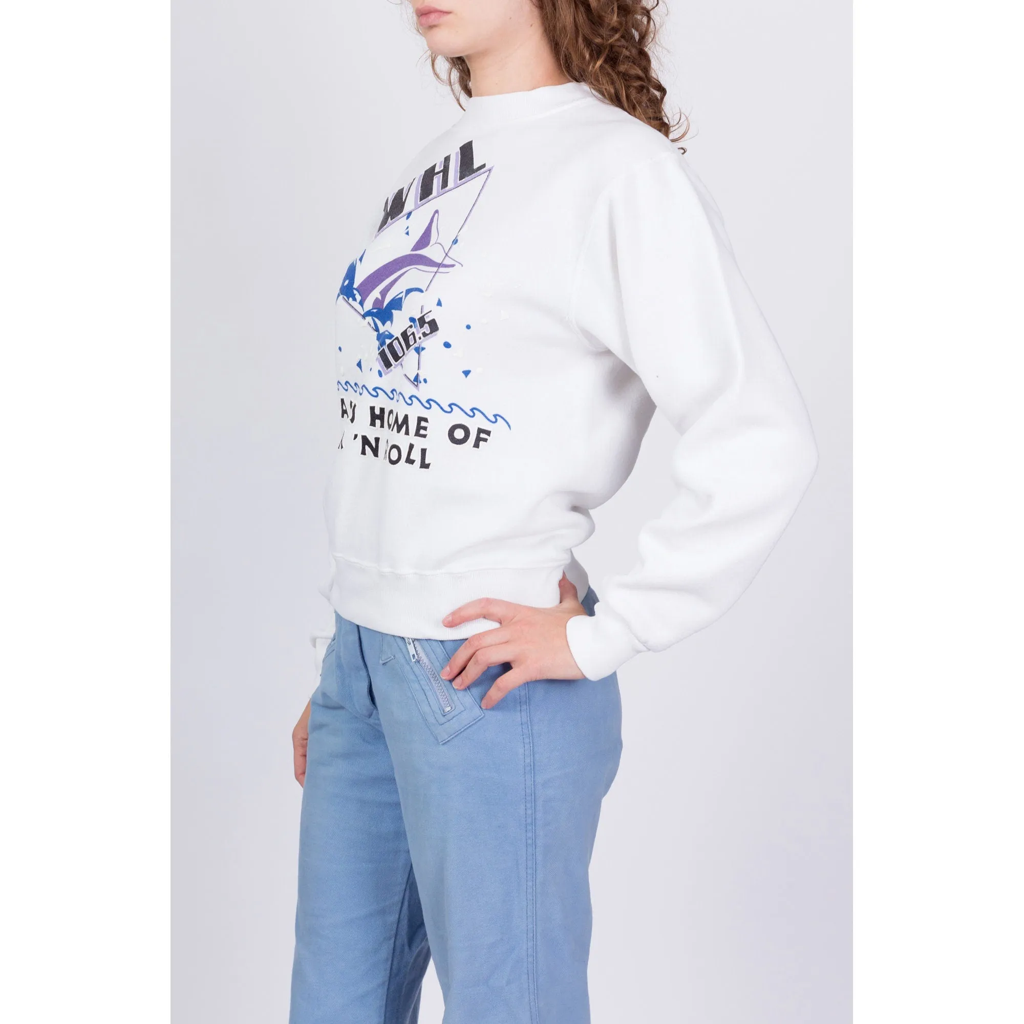 80s KWHL 106.5 Alaska Sweatshirt - Small