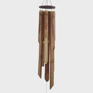 Bamboo Wind Chimes - Elegant Auburn