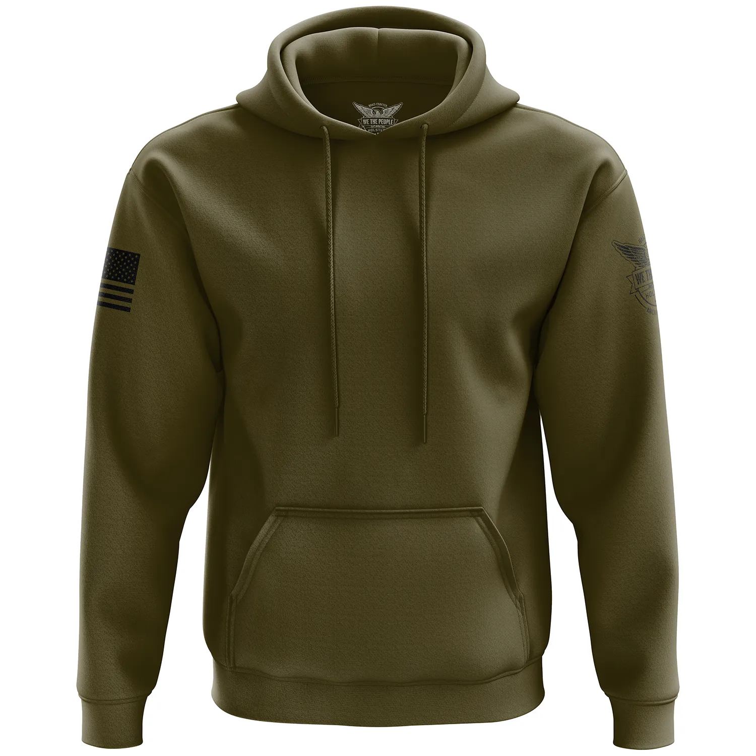 Basic - Olive   Black Hoodie