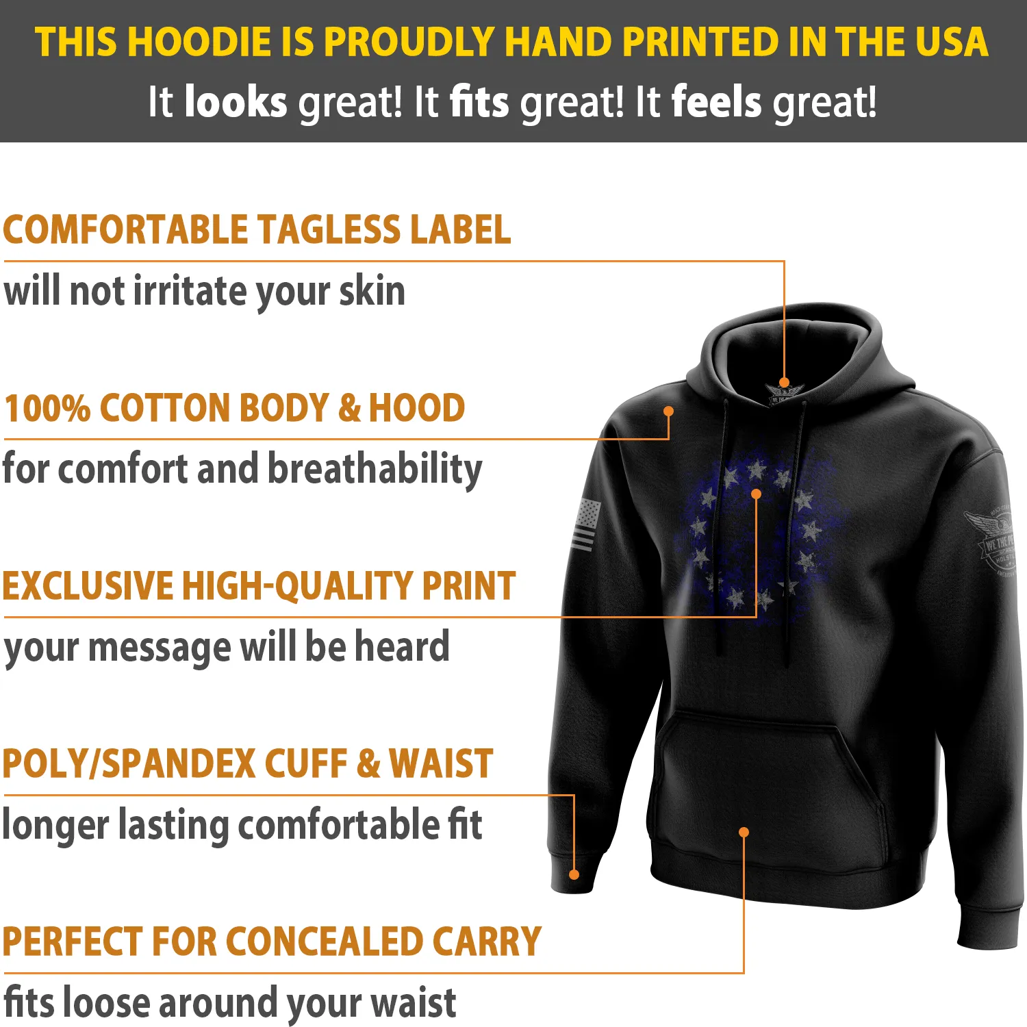 Betsy Ross Flag 2.0 Hoodie