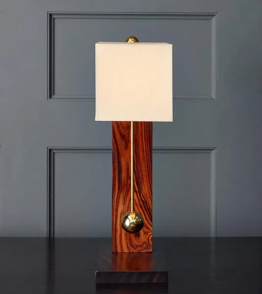 Brass Ball Series, One-Way Table Lamp by Lika Moore