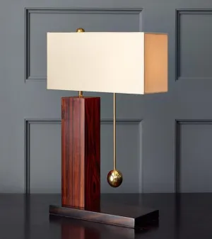 Brass Ball Series, One-Way Table Lamp by Lika Moore