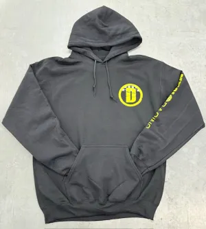 DeRisi Hoodie- Black and Neon Yellow