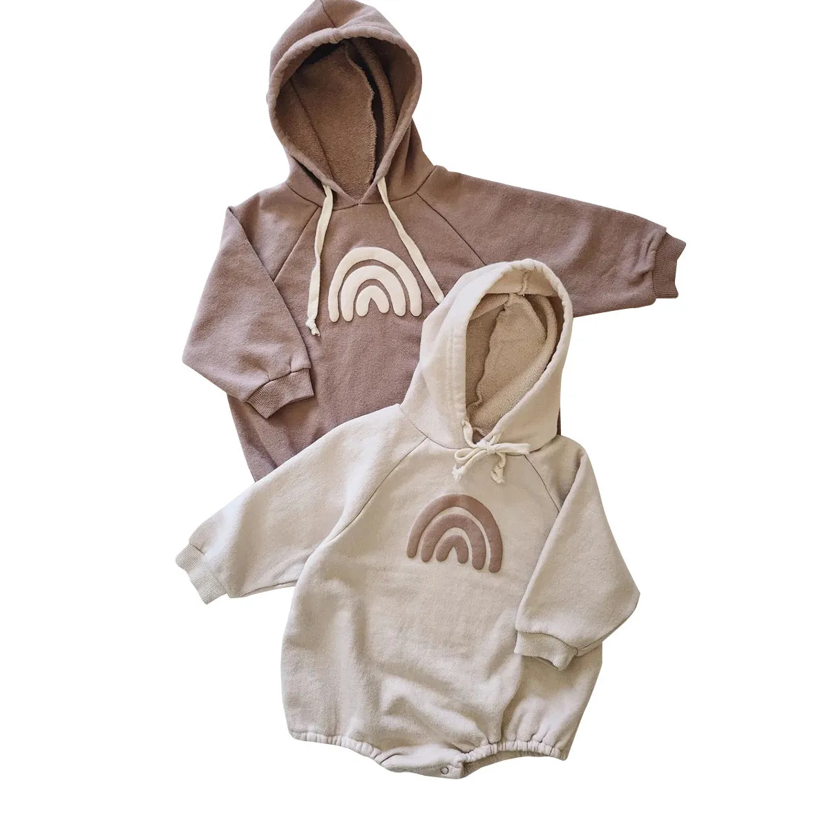 Earthy Rainbows Cotton Hoodie