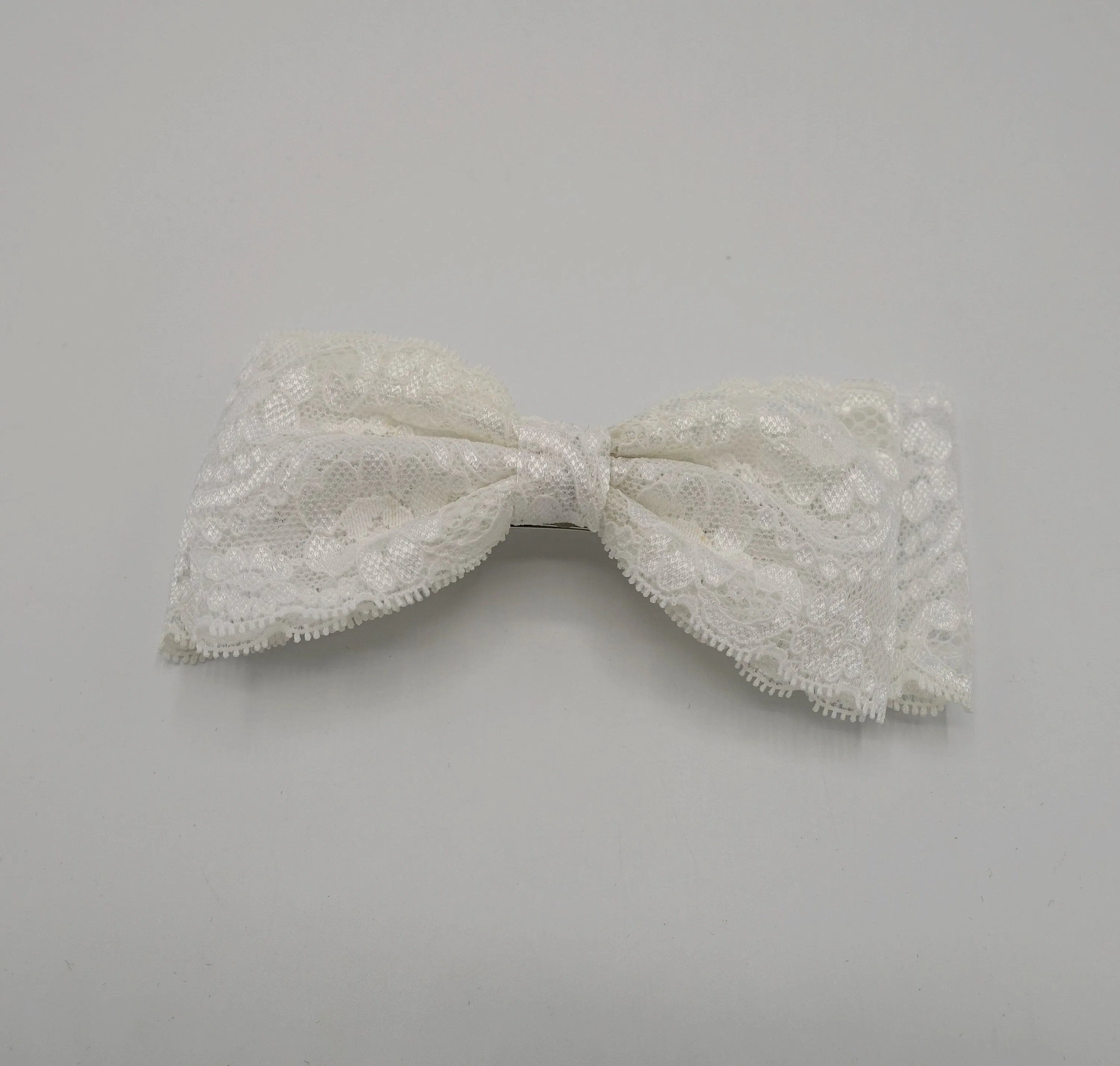 floral lace layered bow simple style hair accessory for women