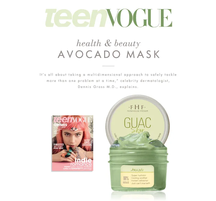 Guac Star Soothing Avocado Hydration Mask | Farmhouse Fresh