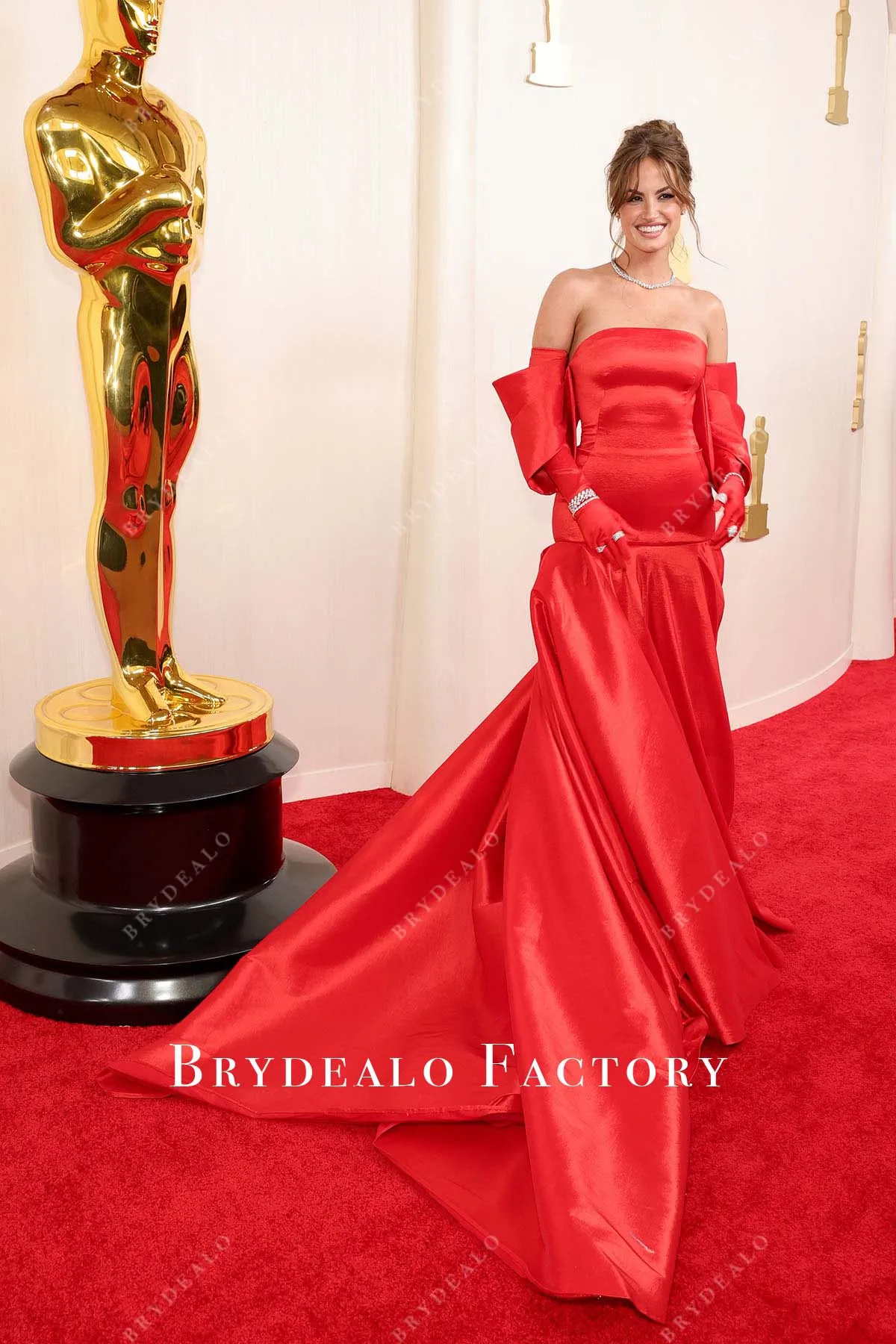 Haley Kalil 2024 Oscars Red Carpet Mermaid Dress