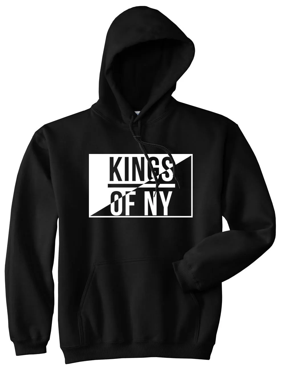 Kings Of NY Half Logo Pullover Hoodie Hoody