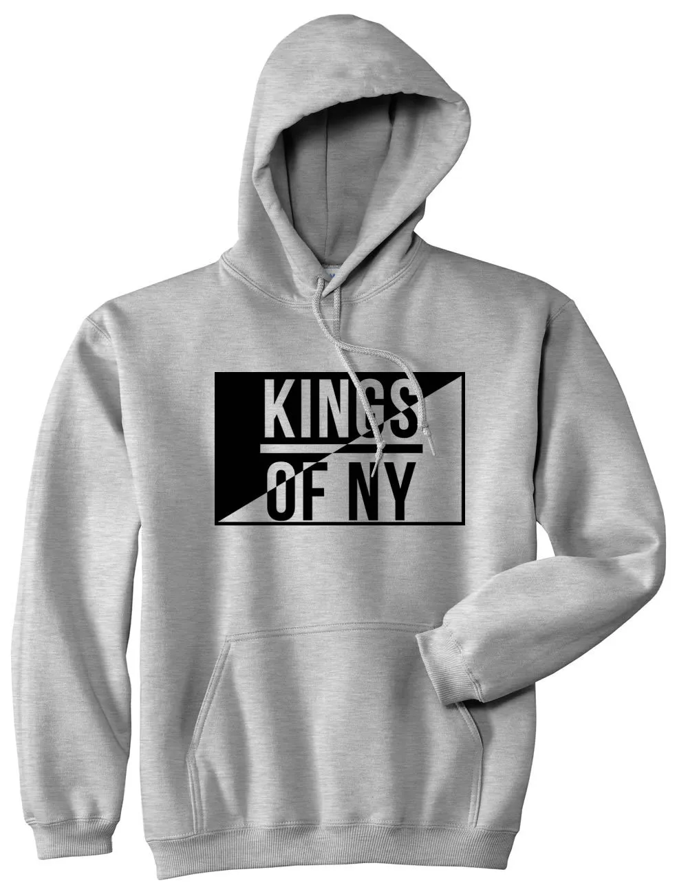 Kings Of NY Half Logo Pullover Hoodie Hoody