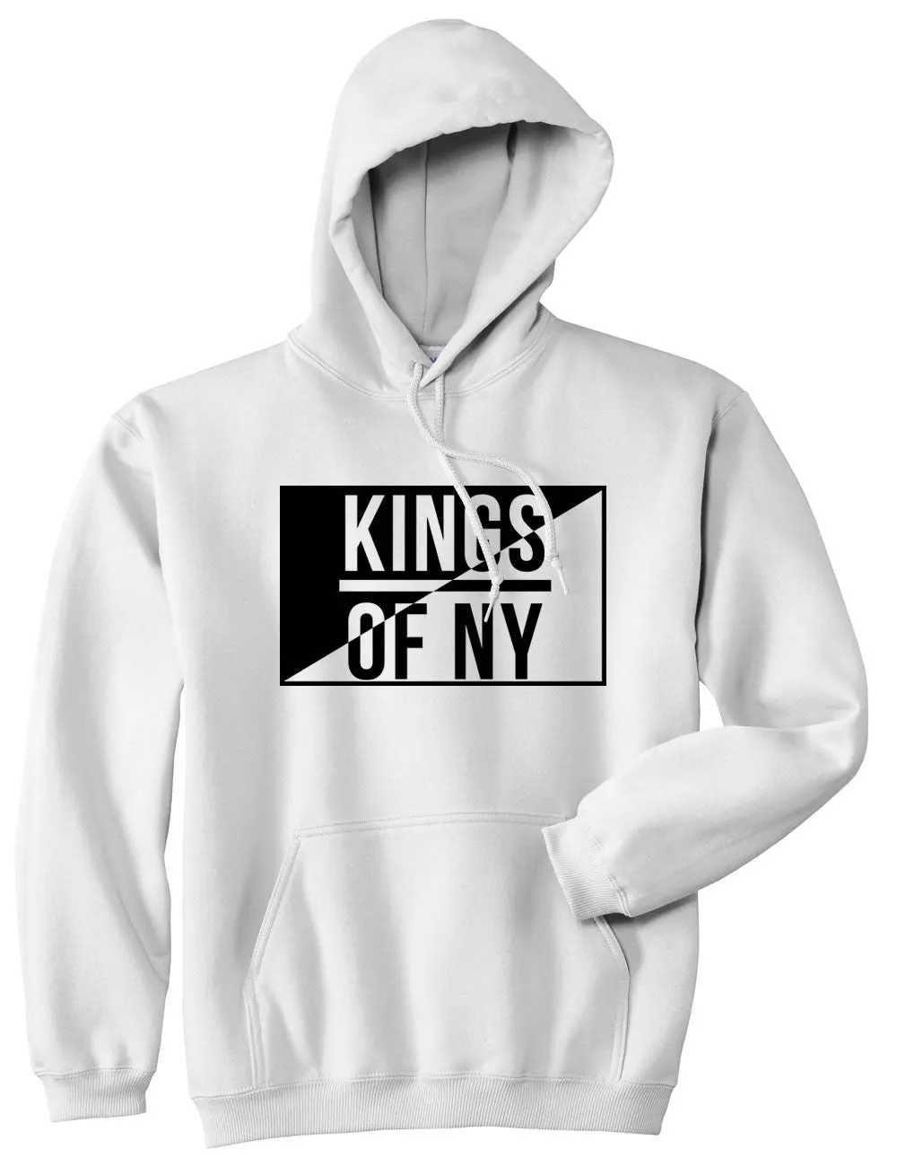 Kings Of NY Half Logo Pullover Hoodie Hoody