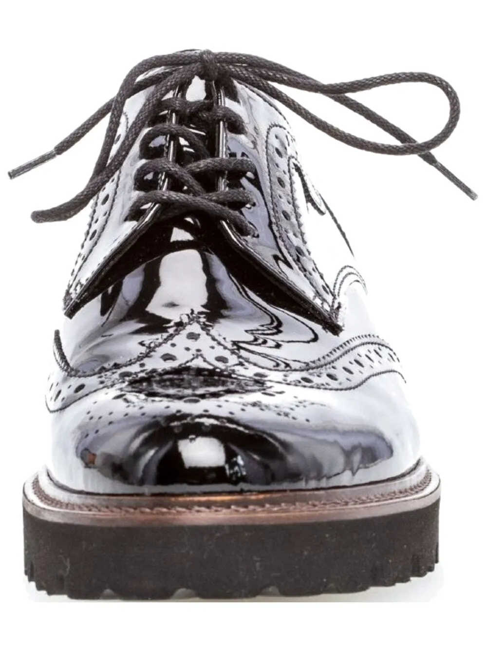 Lace-up shoes Gabor, black