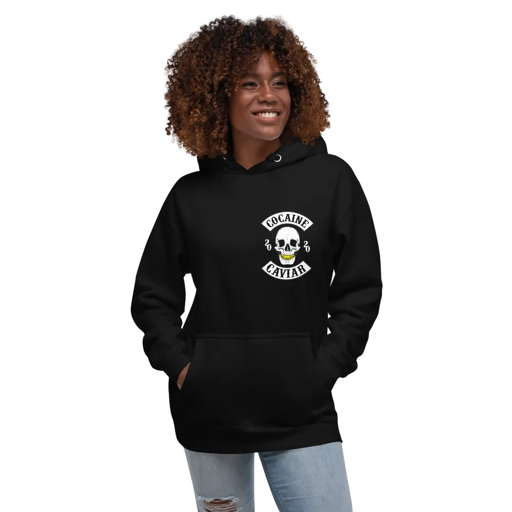 LADIES COCAINE & CAVIAR GOLD GRILL HOODIE