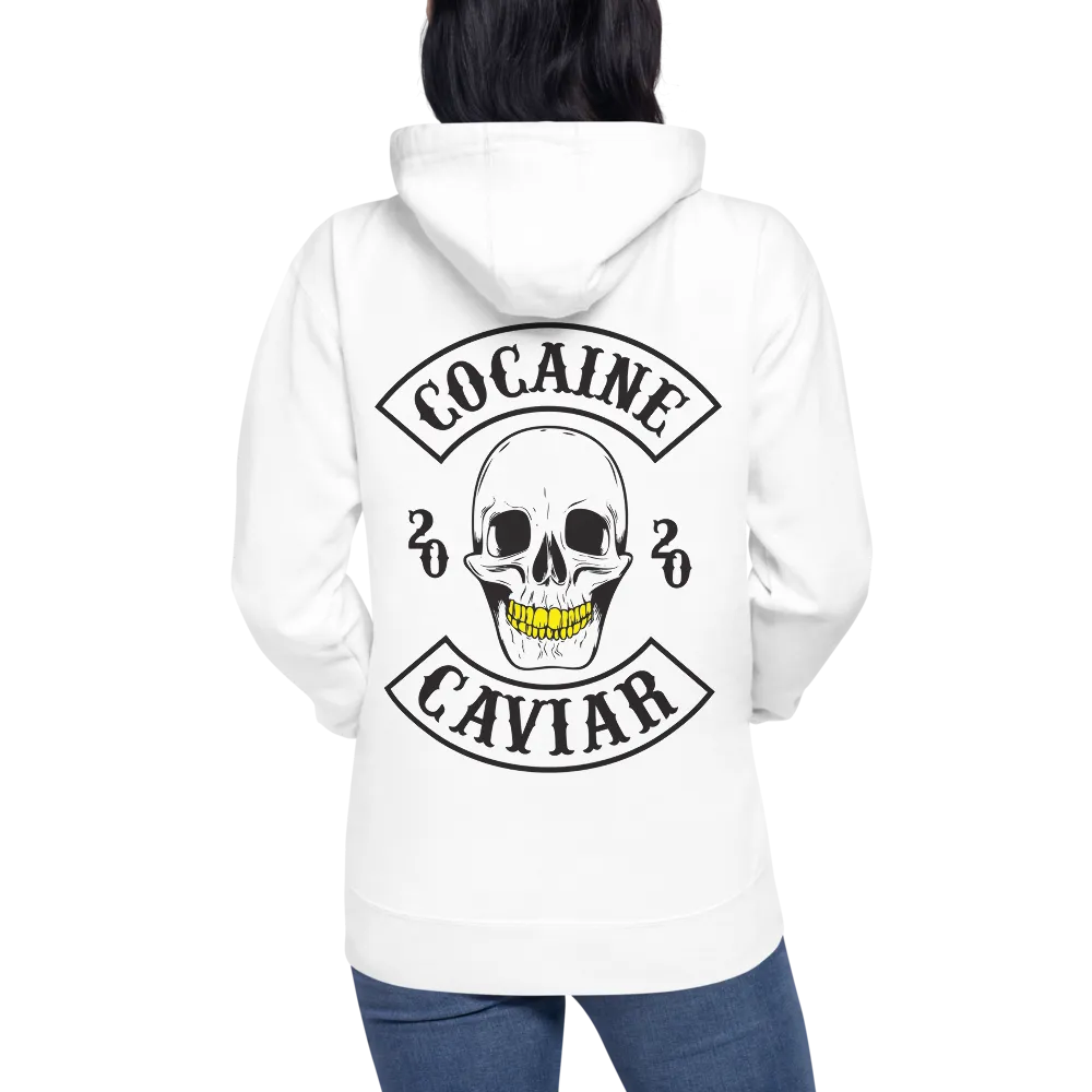 LADIES COCAINE & CAVIAR GOLD GRILL HOODIE