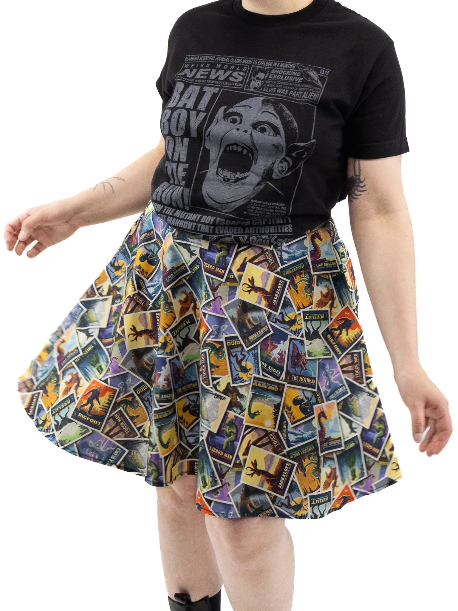 Legendary Creatures Skater Skirt