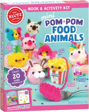 Mini Pom Pom Food Animals