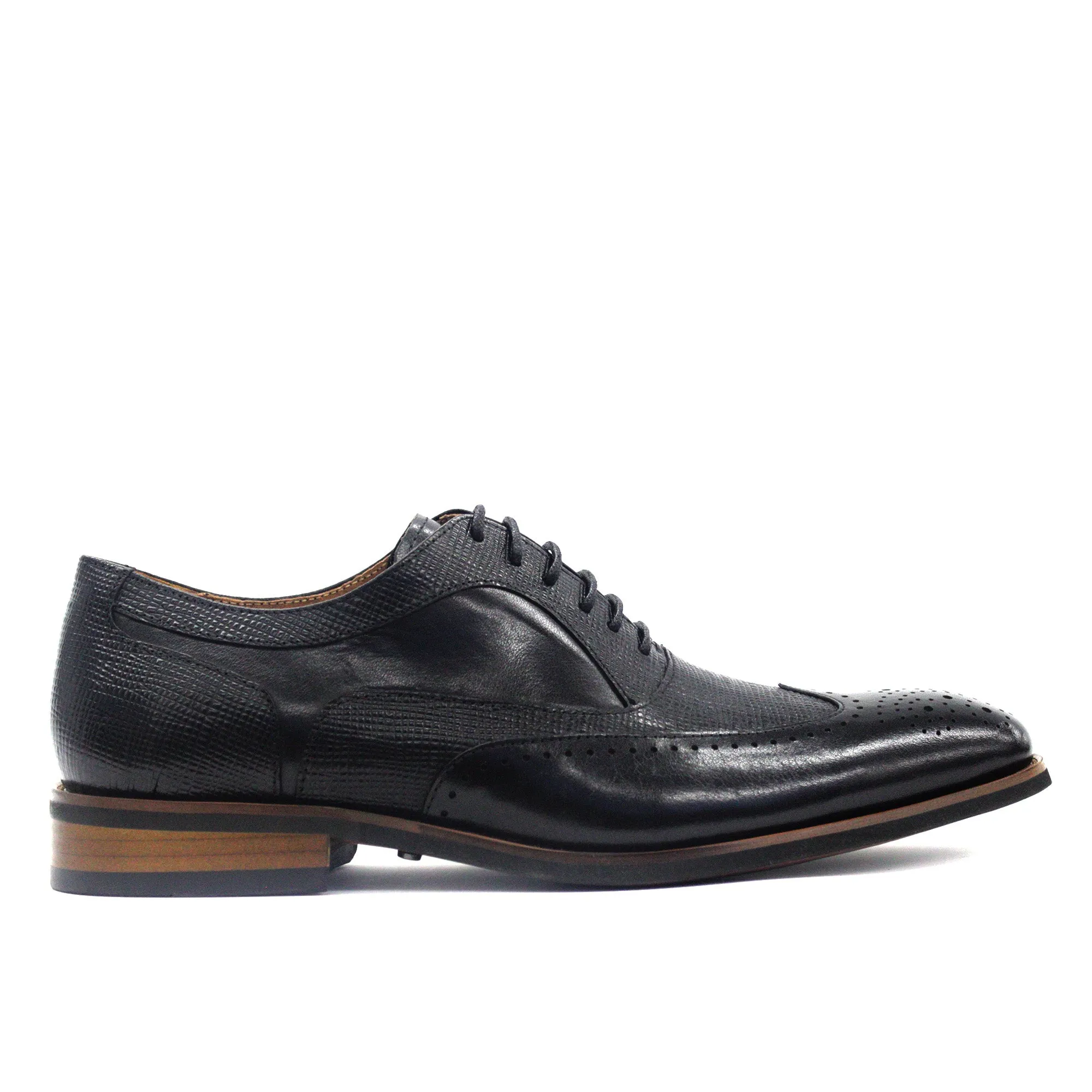 MORETTI,WING TIP-LACE UP-SHOES-M31997-BLACK