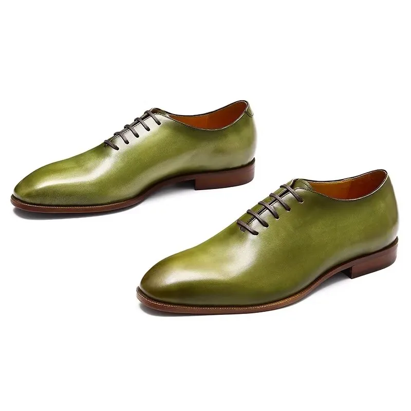 Opulent Exotic Round Toe Oxford Dress Shoes