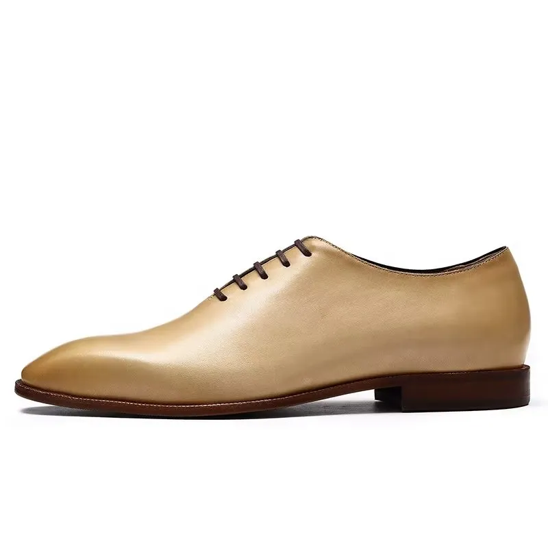 Opulent Exotic Round Toe Oxford Dress Shoes