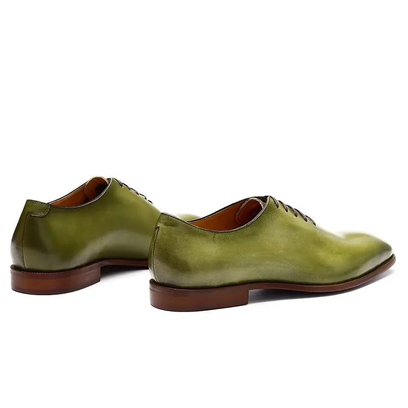 Opulent Exotic Round Toe Oxford Dress Shoes