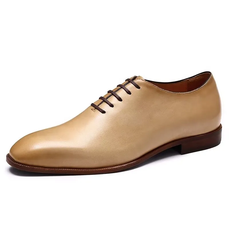 Opulent Exotic Round Toe Oxford Dress Shoes