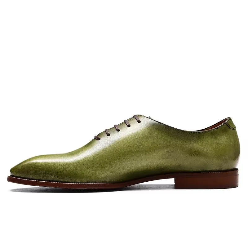 Opulent Exotic Round Toe Oxford Dress Shoes