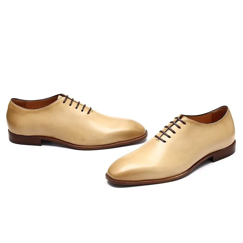 Opulent Exotic Round Toe Oxford Dress Shoes