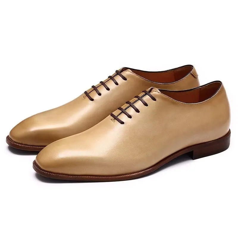 Opulent Exotic Round Toe Oxford Dress Shoes