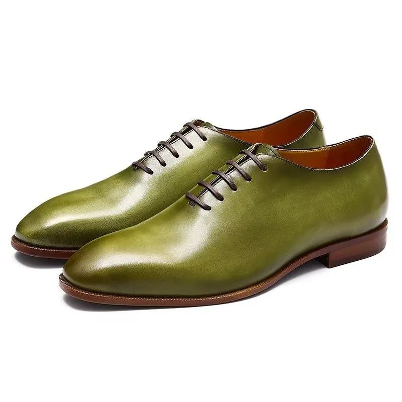 Opulent Exotic Round Toe Oxford Dress Shoes