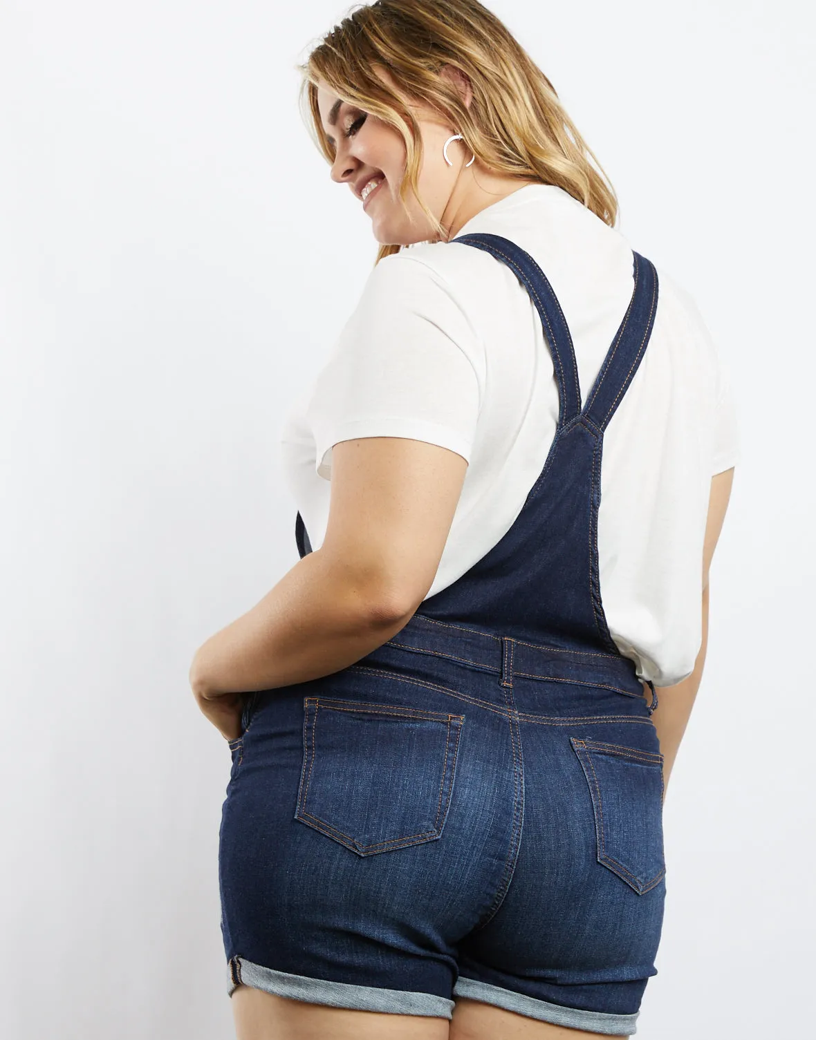 Plus Size Avery Denim Overalls