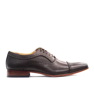 Portabella,CAP TOE-LACE UP-SHOES-5624-BROWN