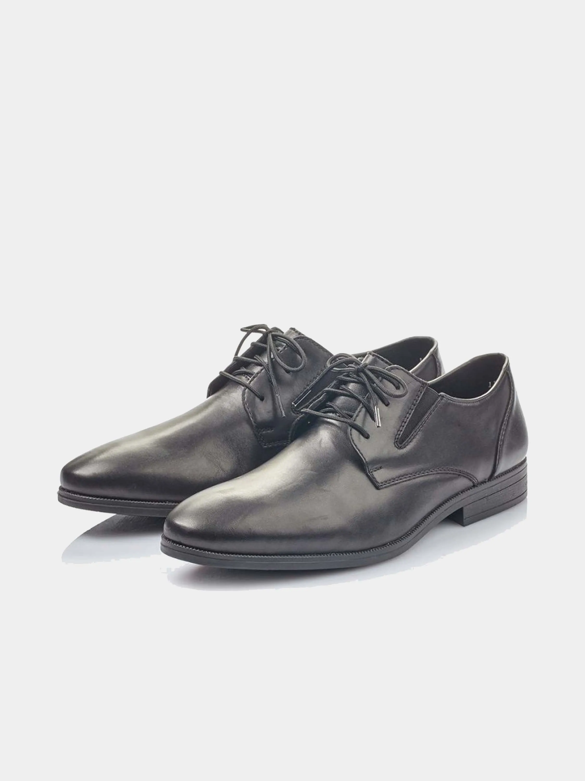 Rieker 11614 Men's Black Leather Formal Shoes