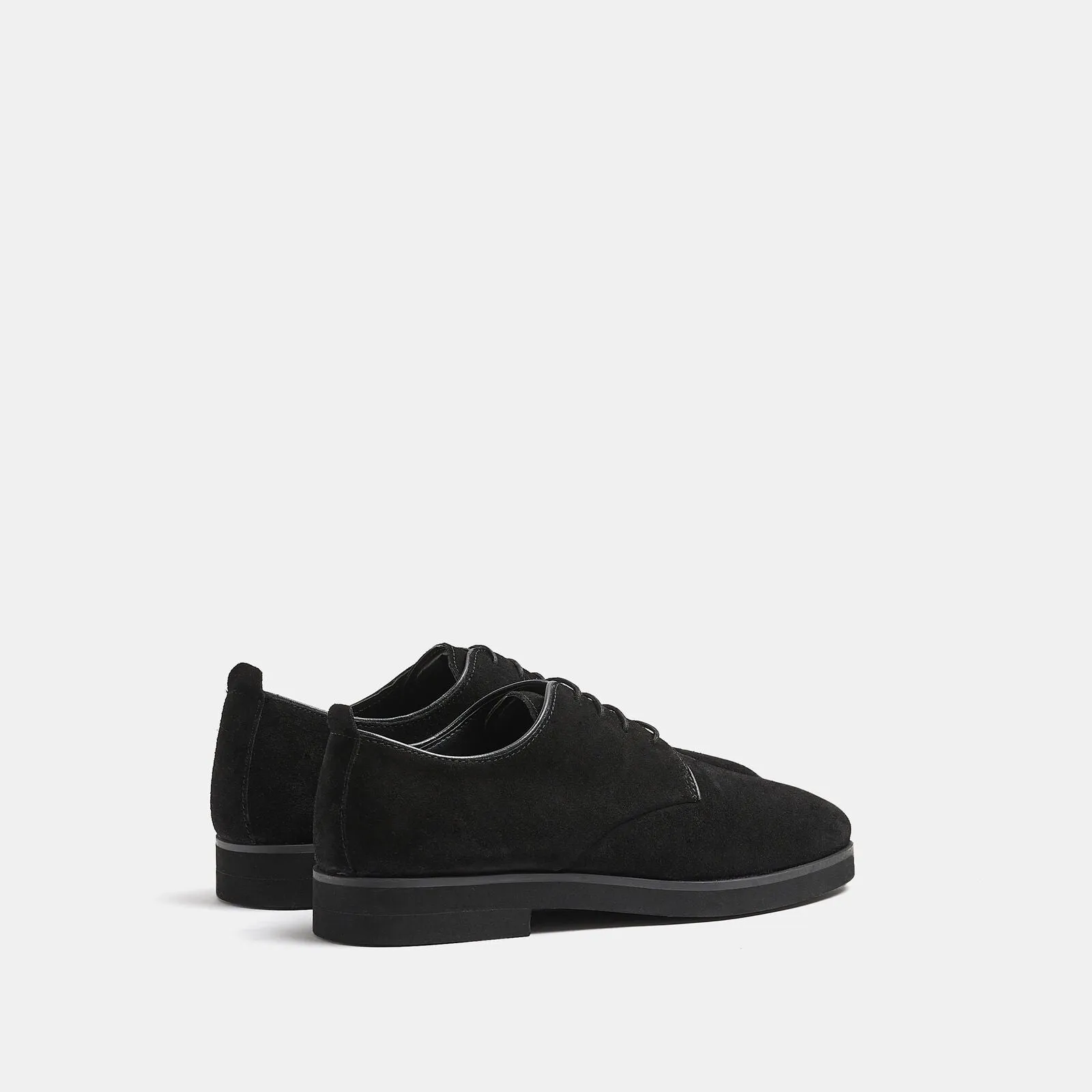 River Island Rudy Black Suede Casual Derby Mens Shoes