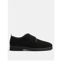 River Island Rudy Black Suede Casual Derby Mens Shoes