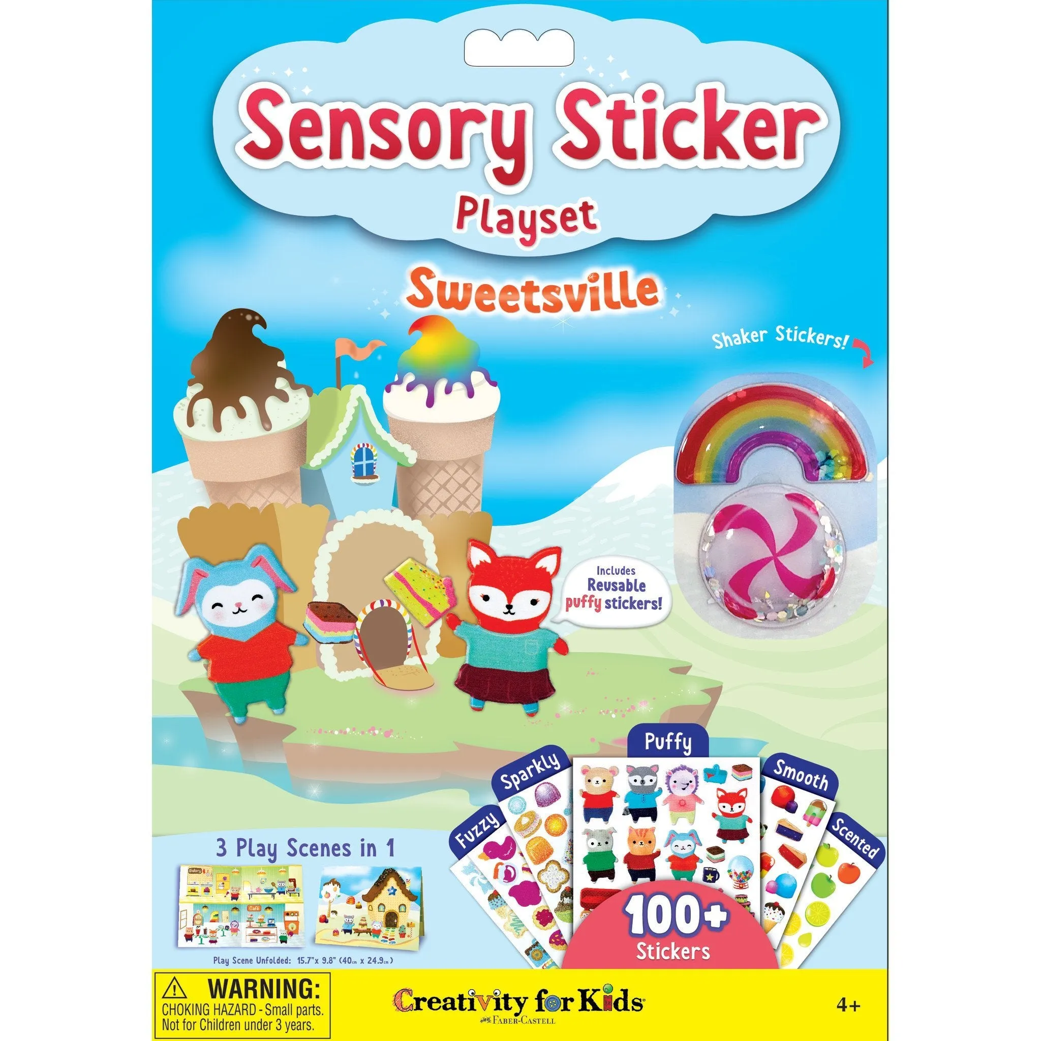 Sensory Sticker Playset - Sweetsville