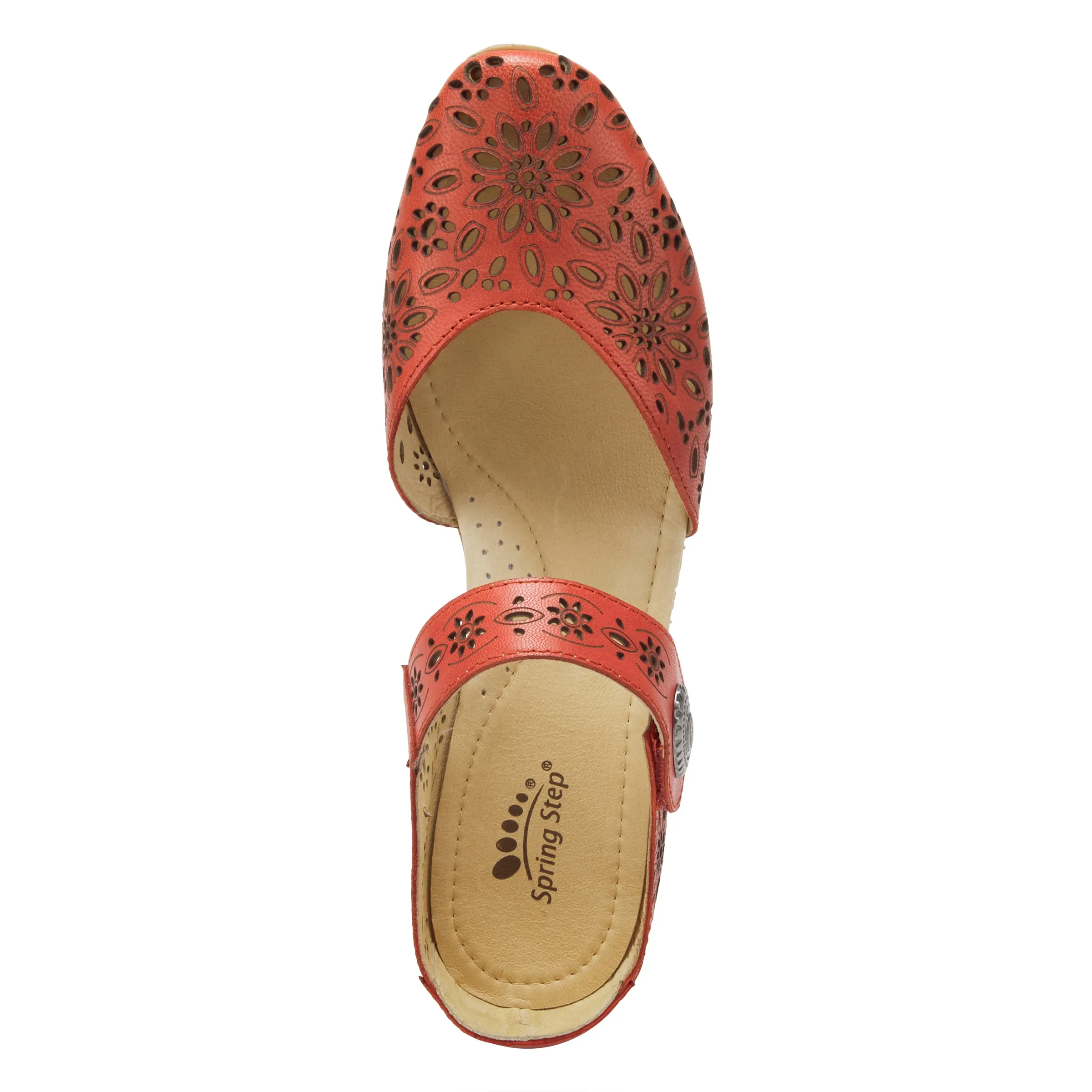 SPRING STEP NOUGAT MARY JANE SHOE