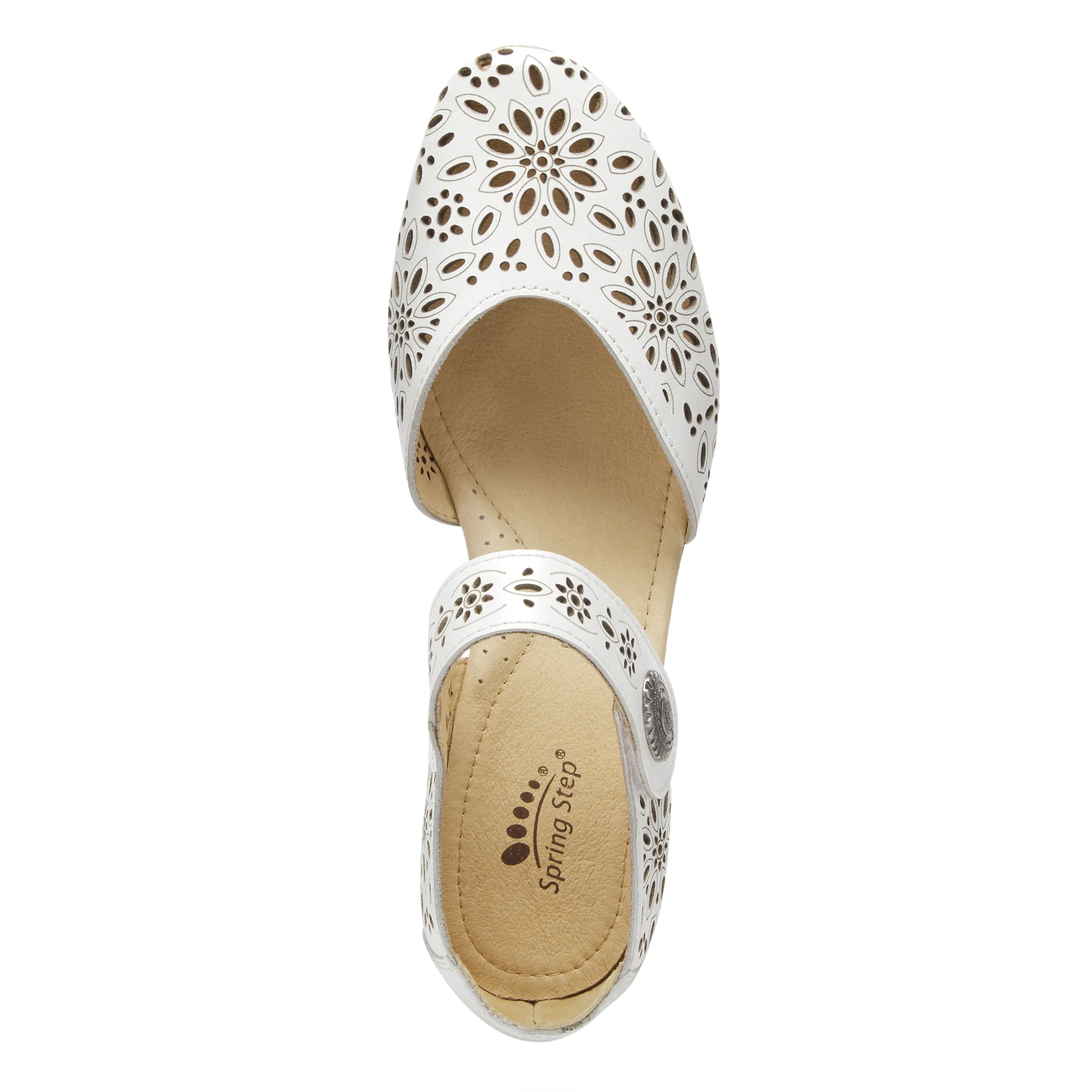 SPRING STEP NOUGAT MARY JANE SHOE