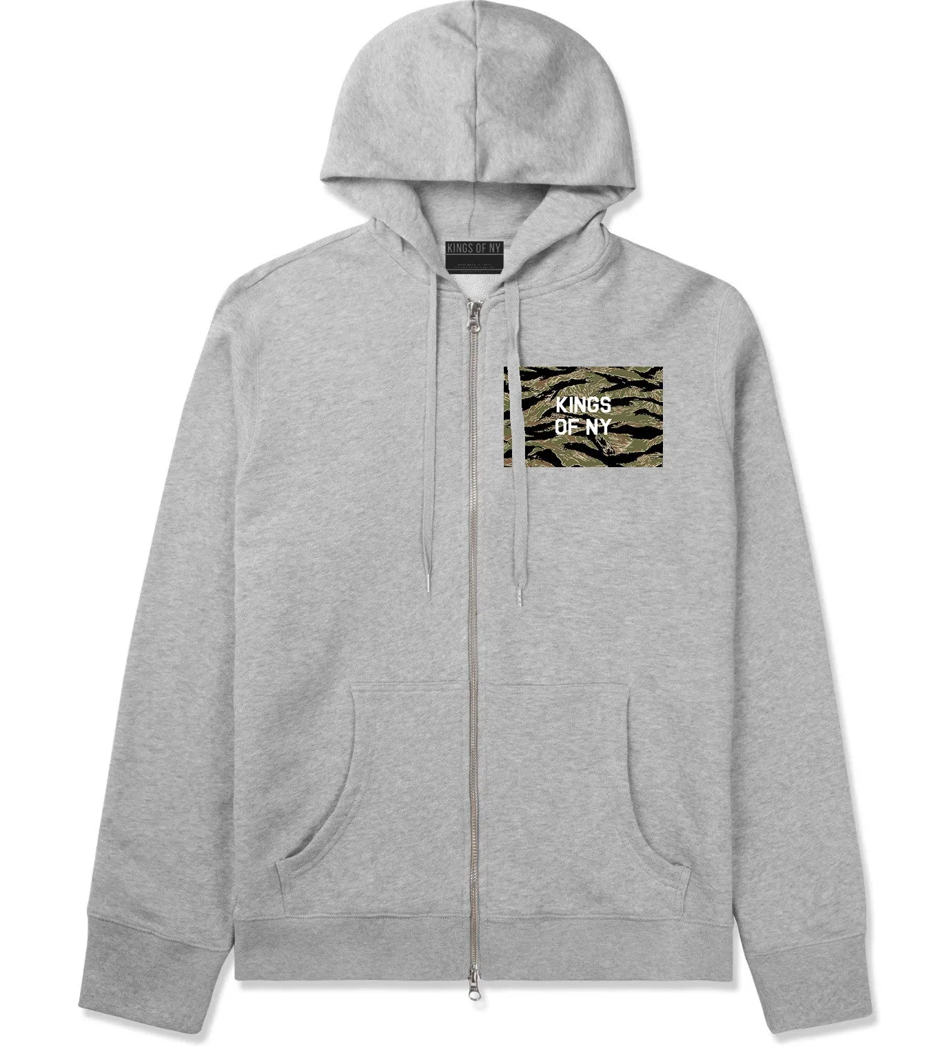 Tiger Stripe Camo Army Zip Up Hoodie